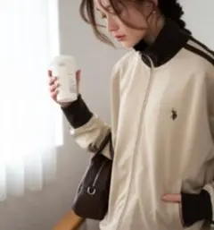 WEGO U.S. POLO ASSN.ライントラックジャケット ベージュ