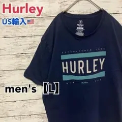 ●T140【US輸入】ハーレー 半袖 Tシャツ ブルー系 men's【L】