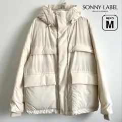 アーバンリサーチサニーレーベル メンズ中綿ブルゾン ジャケット M アイボリー