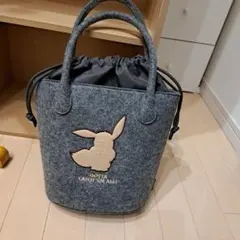 イーブイ刺繍付きフェルトバッグ