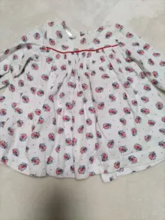 PETIT BATEAU 花柄長袖シャツ 12m