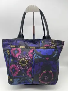 レスポートサック LeSportsac トートバッグ 花柄 パープル ピンク