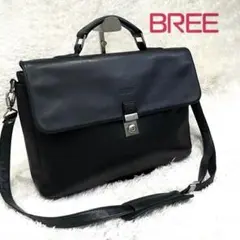 ​ブリー BREE レザー ブリーフケース ビジネスバッグ A4 牛革 黒のサムネイル