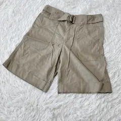 【c4998】UNIQLO ハーフパンツ　ブラウン　カジュアル