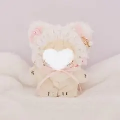 12cm - 14cm ヘッドドレス　猫耳　ピンク