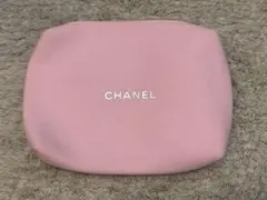 CHANEL ピンク キャンバス ポーチ