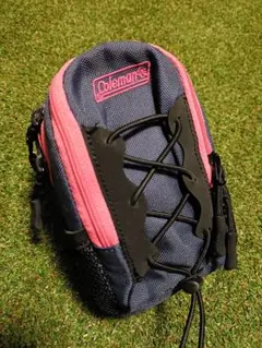 コールマンウエストポーチ　ネイビー×ピンク美品