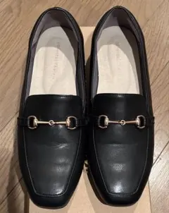 跳べるパンプス 黒 ブラック オリエンタルトラフィック ローファー