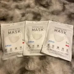 AIRism 洗えるマスク Mサイズ 3枚入り