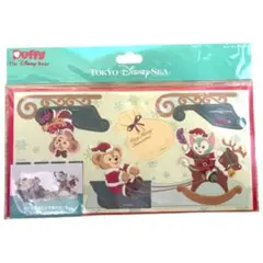 東京ディズニーシー ダッフィー クリスマス 立体グリーティングカード
