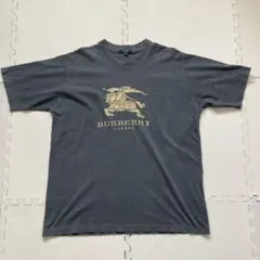 BURBERRY LONDON　バーバリー　半袖Tシャツ　刺繍　イングランド製