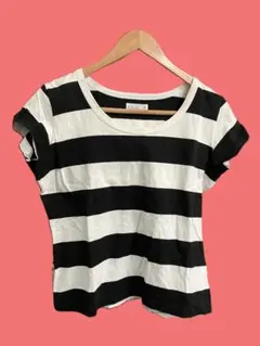 【agnes b　ボーダーカットソー三点セット】／【三点中１点汚れあり】