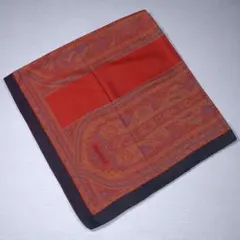 YVES SAINT LAURENT★ペイズリー 大判スカーフ★ウール シルク