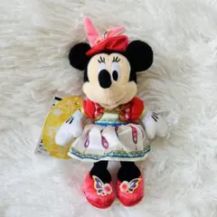 TDS限定ディズニーシーイースター2019ぬいぐるみバッジ ミニー うさぴよ