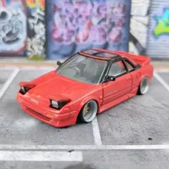 ホットウィールカスタム トヨタ 80スープラ ロケバニ ☆深リム☆トミカ