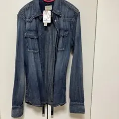 Nudie Jeans Co. ダークブルー デニムシャツ M