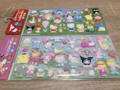 キャラクター図鑑ずかんシール　サンリオ2シートセット