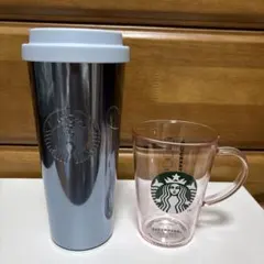 スターバックス ステンレスタンブラー+耐熱グラスマグセット