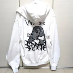 GALFY 新品タグ付き ピアスパーカー ホワイト♥最安値のサムネイル