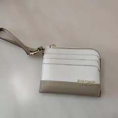 kate spade フラグメントケース ホワイト/ベージュ