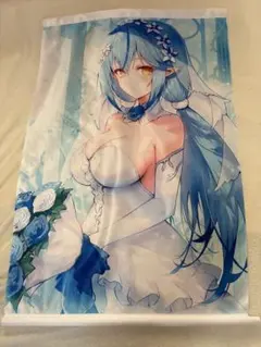 ジューンブライド　雪花ラミィ　ウェディングドレス　HAONI　B2　タペストリー