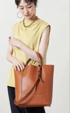 ユナイテッドアローズ トートバッグ ショルダーバッグ レザー 2way