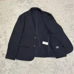 SHIPS テーラードジャケット SOLOTEX ネイビー L BZ16