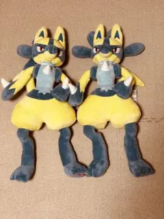 ポケモン　ルカリオ ぬいぐるみ 2体セット