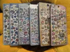 うるちゅる　ボンボンドロップシール　ポップシール 食べ物 立体6シートセット