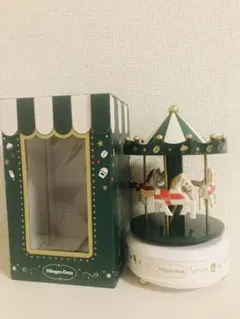 新品　海外限定　Häagen-Dazs メリーゴーランドオルゴール