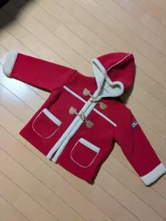 お値下げ☆　新品　mikihouseミキハウス 赤 ダッフルコート　100