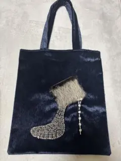 未使用品　人気 希少 芦屋LISA LISA リサリサ かごバッグ ネイビー 未使用品 人気 希少 芦屋LISA LISA リサリサ かごバッグ