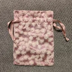 Francfranc ピンク 花柄 巾着