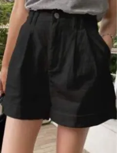 DAZY ハイウエストロールアップ デニムショーツ