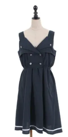 アクシーズファム ポエティック　トレンチデザインノースリ　セーラー　かわいい