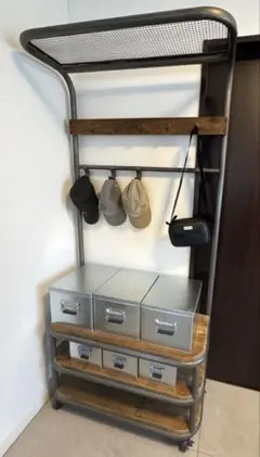 アイアンシェルフB［ワイド］ アイアン家具 キャビネット コレクション