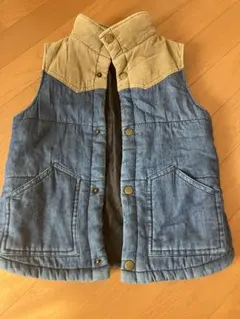 秋冬　ベスト　キッズ　120cm
