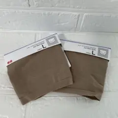UNIQLO ショーツ (ジャストウエスト) L ベージュ　2枚セット