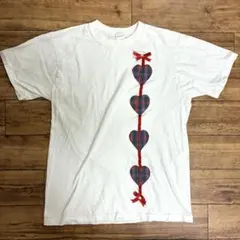 リ*ム様 USA製 JCPenney Tシャツ シングルステッチ ハート リボンのサムネイル