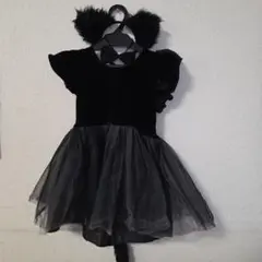 お買い得！ハロウィンコスプレ　女の子　黒猫カチューシャ　チョーカー　しっぽ付