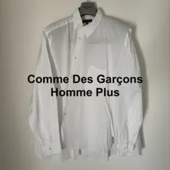 コムデギャルソンオムプリュス AD2018 アシンメトリー ねじれ 白シャツ