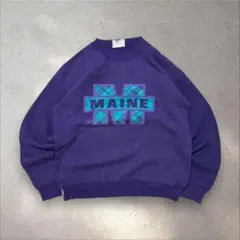 Lee 90s USA製MAINEカレッジプリントスウェット