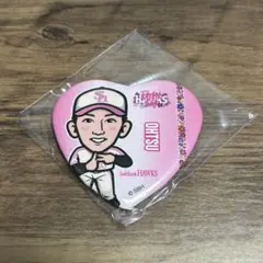 【即購入⭕️】ホークス 大津 若鷹ガチャ 缶バッジ ピンクフルデーのサムネイル