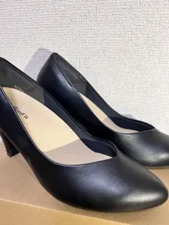 ChiffonFit ブラック　パンプス　ハイヒールのサムネイル