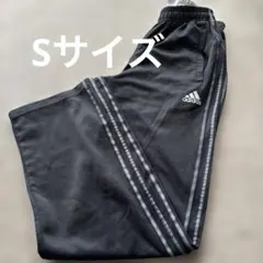 アディダス adidas ジャージ パンツ メンズ Sサイズ ライン ブラック