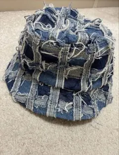 Supreme Frayed Patchwork Denim Cher 美品