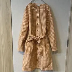 マッキントッシュフィロソフィー☆膝丈ワンピース　チェック柄　38