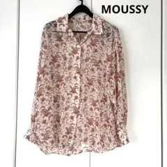 【MOUSSY】柄シャツ　シフォンシャツのサムネイル