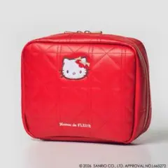 Maison de FLEUR ×ハローキティ　いちご宝物ケース　赤　RED