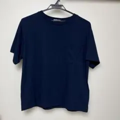 お値下げ！ネイビー 半袖Tシャツ ポケット付き　ニコアンドのサムネイル